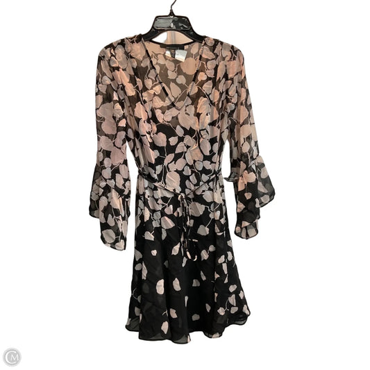 Dress Party Midi By White House Black Market In Black & Pink, Size: Xs