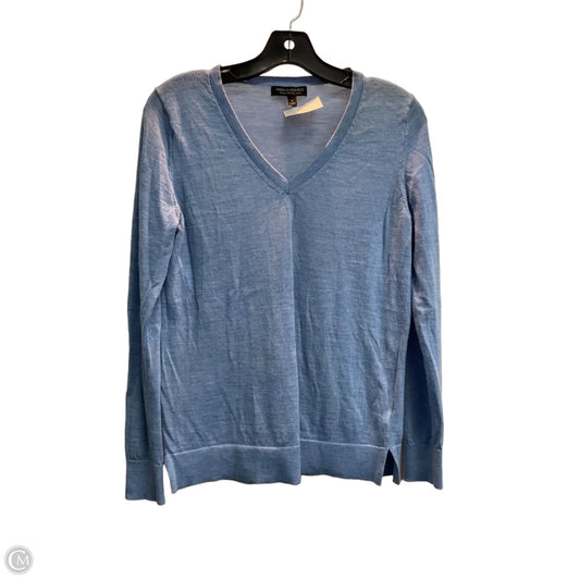 Top Long Sleeve By Banana Republic In Blue, Size: S