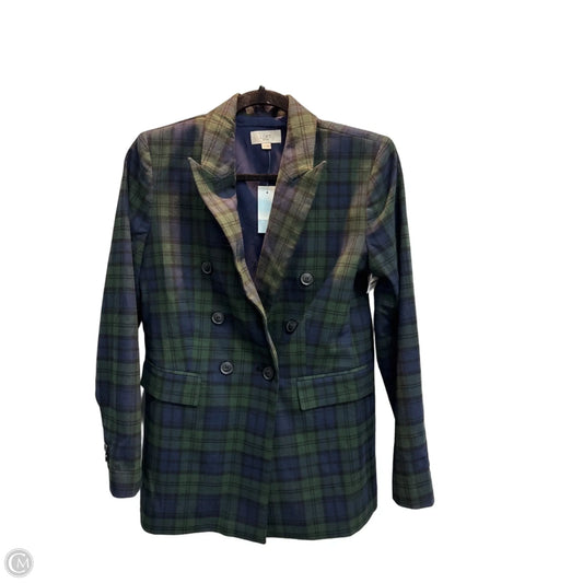 Blazer By Loft In Plaid Pattern, Size: Xsp