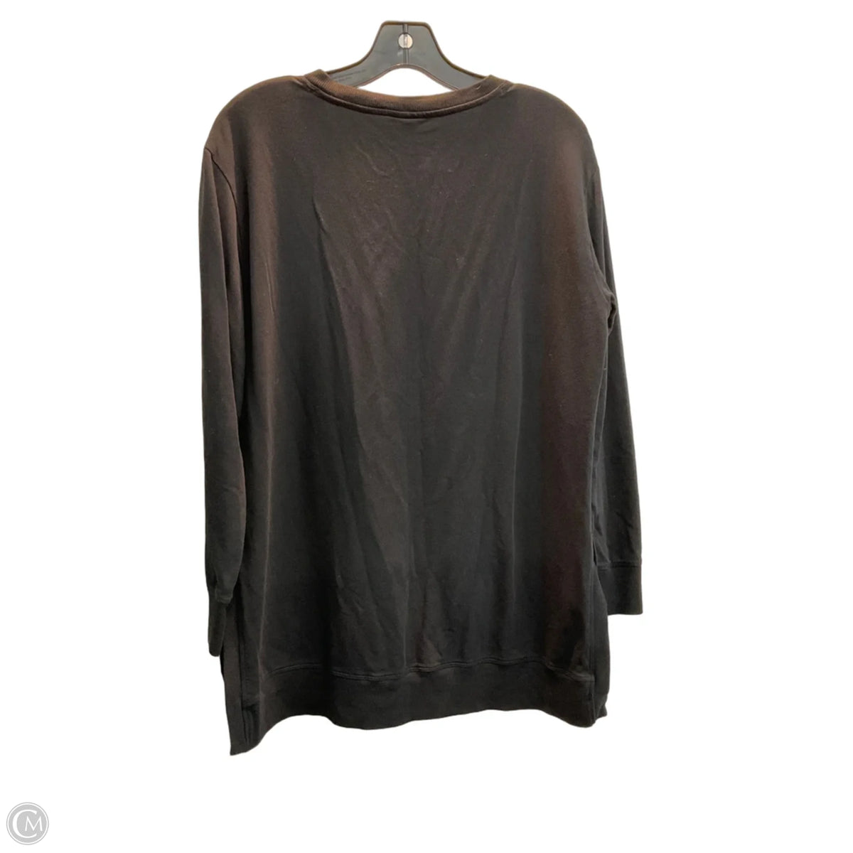 Tunic 3/4 Sleeve By Chicos In Black, Size: M