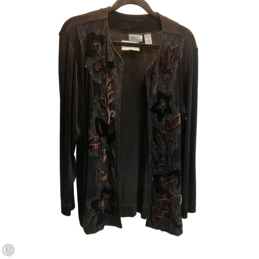 Cardigan By Chicos In Black, Size: L