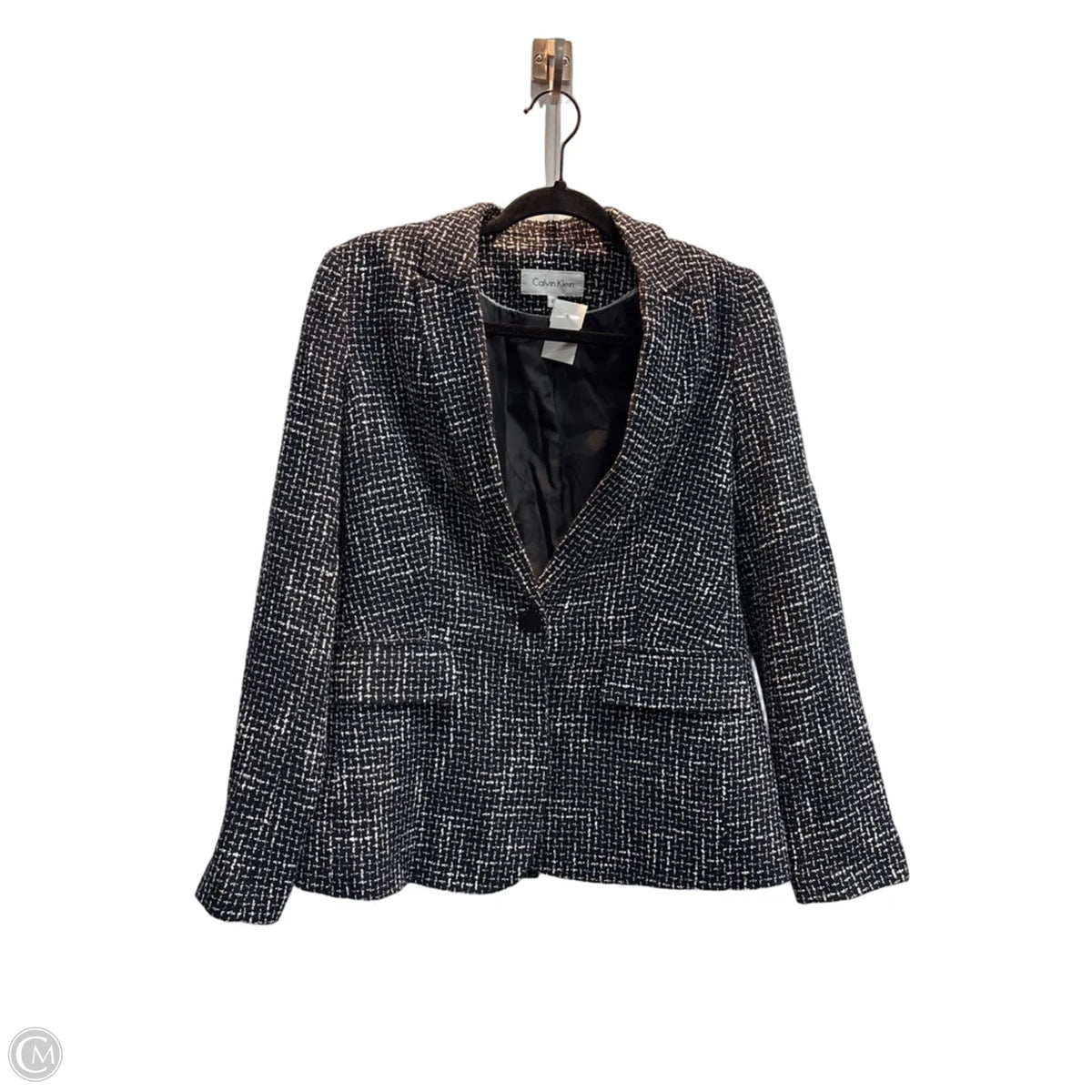 Blazer By Calvin Klein In Black, Size: S