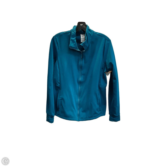 Athletic Jacket By Members Mark In Blue, Size: L