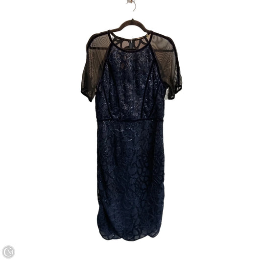 Dress Party Midi By Elie Tahari In Navy, Size: L