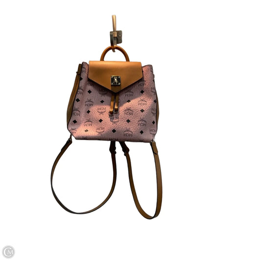 Backpack Luxury Designer By Mcm, Size: Small