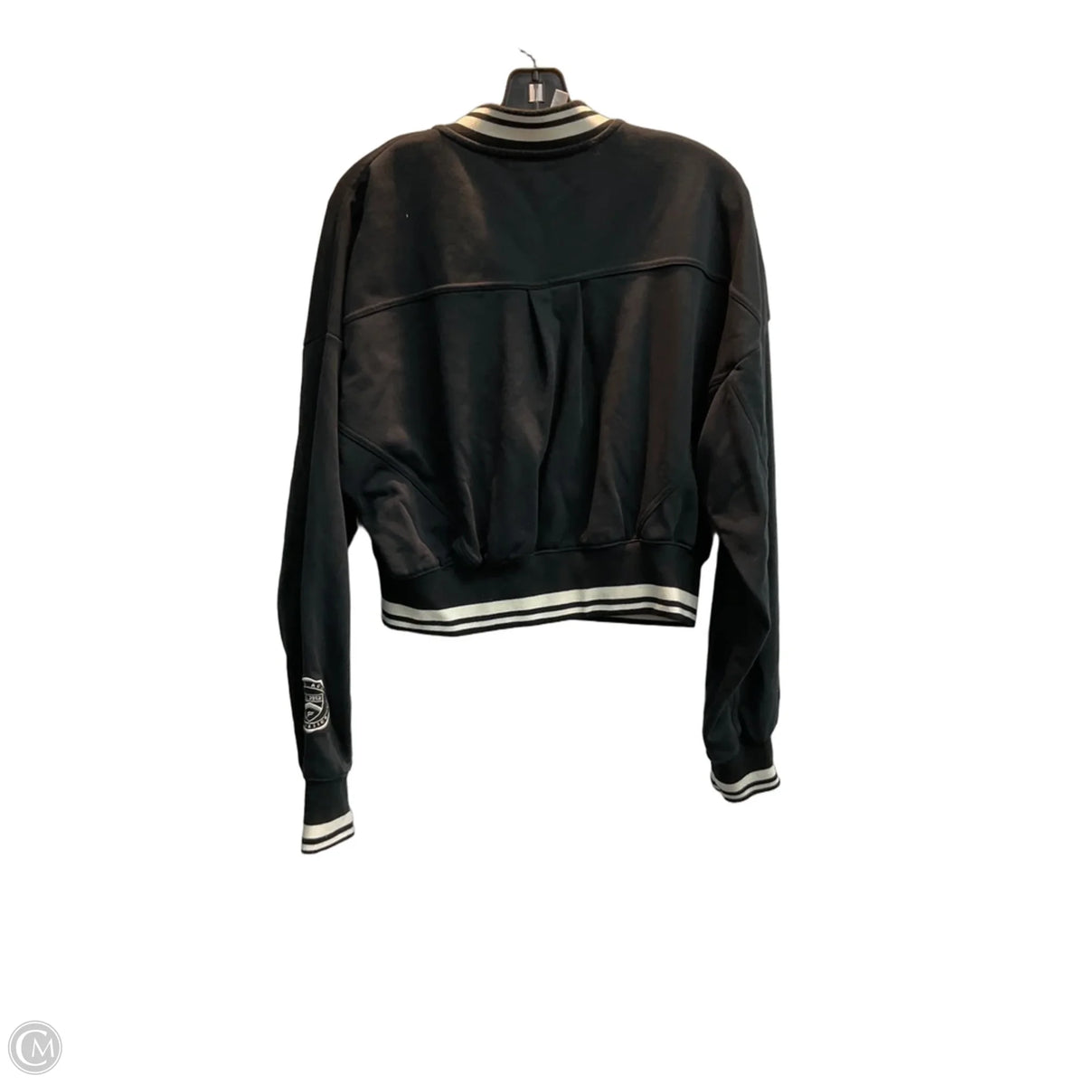 Athletic Jacket By Fabletics In Black, Size: M