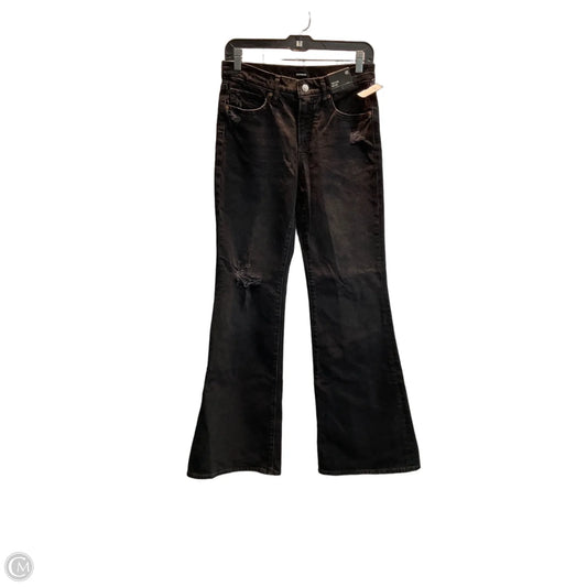 Jeans Flared By Express In Black, Size: 4