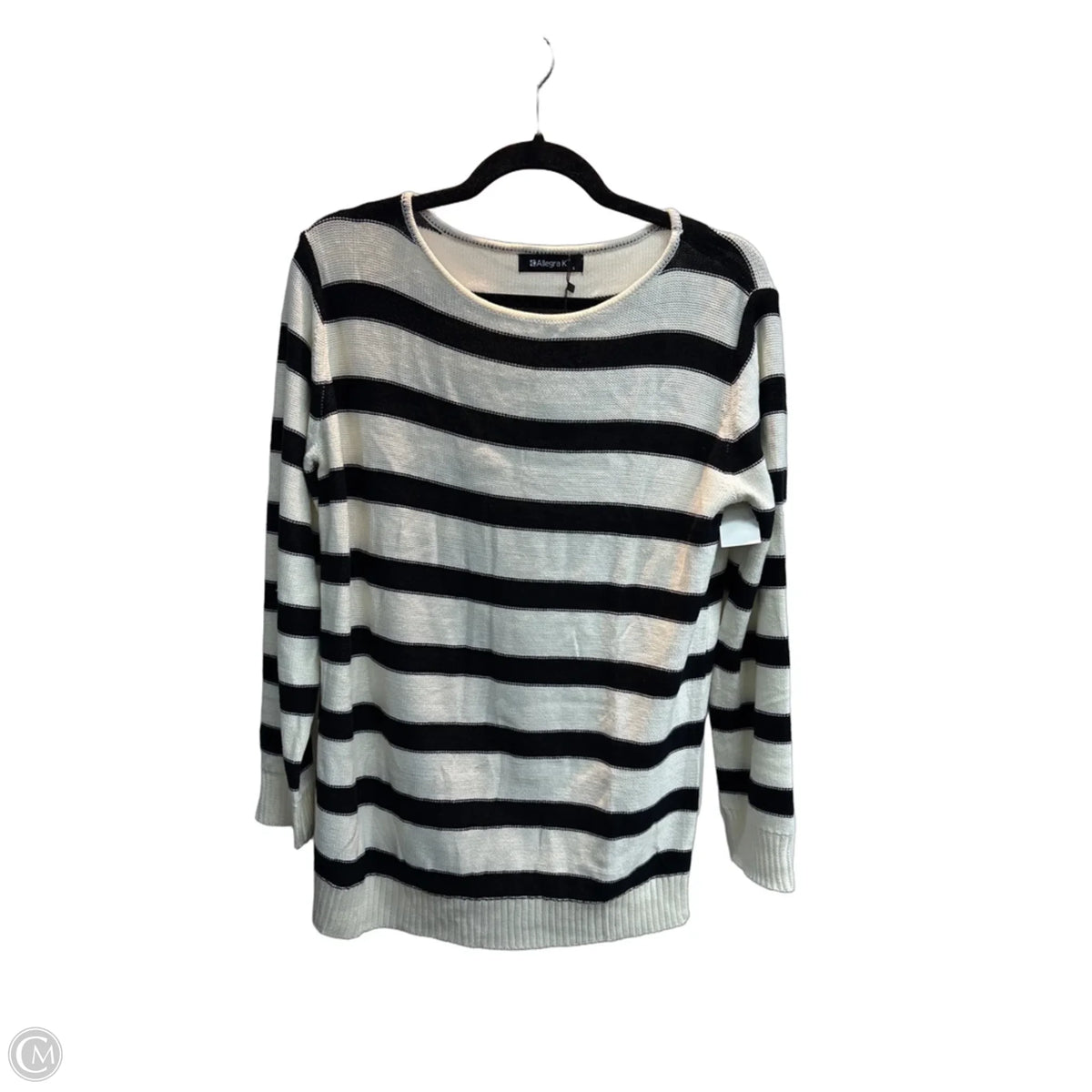 Sweater By Allegra K In Striped Pattern, Size: S