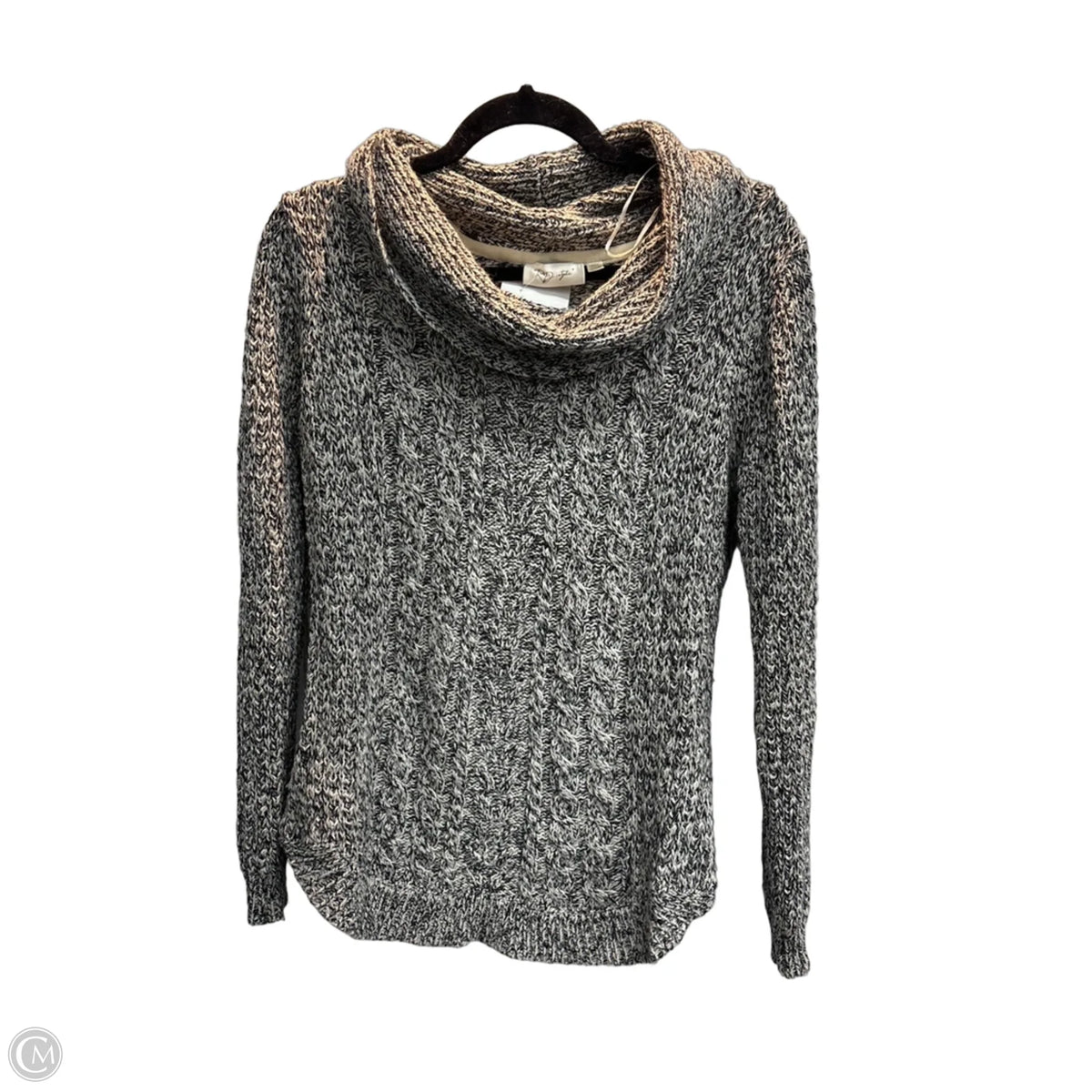 Sweater By Rd Style In Black & Cream, Size: M
