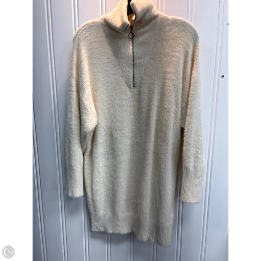 Dress Sweater By Promesa In Cream, Size: S