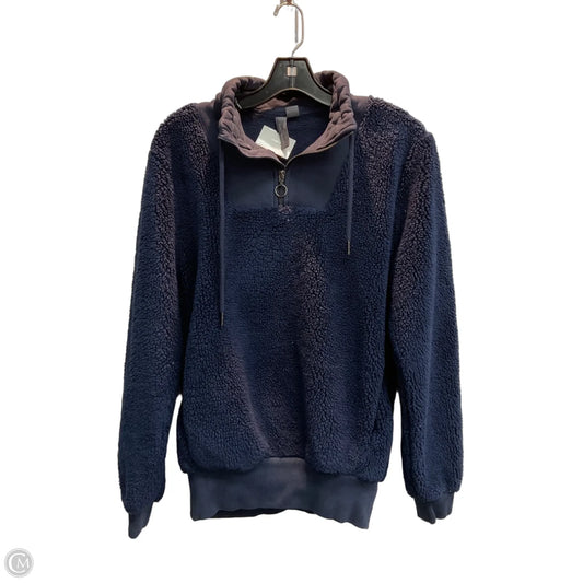 Sweatshirt Collar By Sweaty Betty In Navy, Size: M