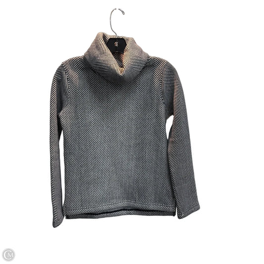 Sweatshirt Collar By J. Crew In Black & White, Size: Xxs
