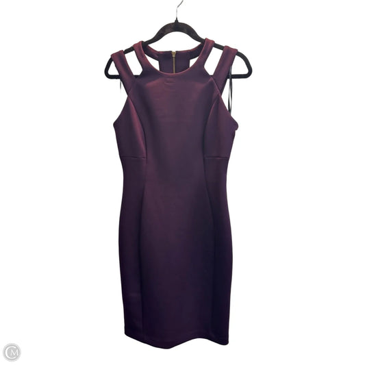 Dress Party Midi By Calvin Klein In Purple, Size: M