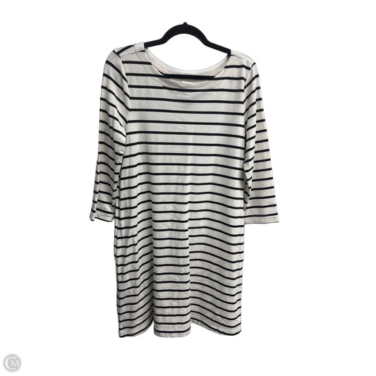 Dress Casual Midi By A New Day In Striped Pattern, Size: L