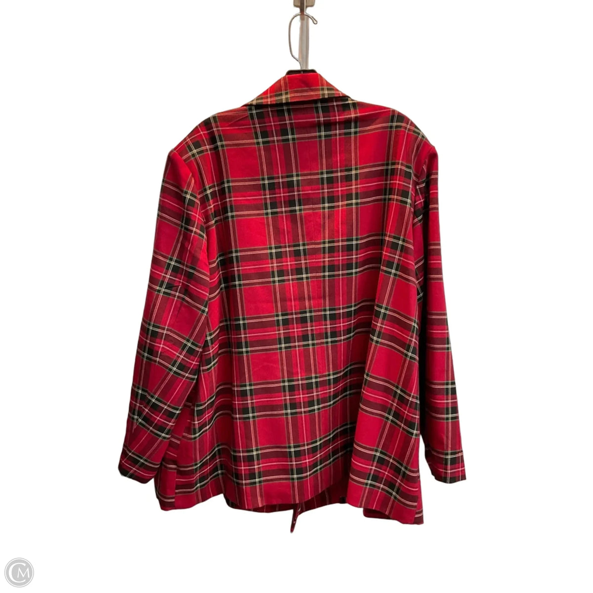 Blazer By Cato In Plaid Pattern, Size: 3x