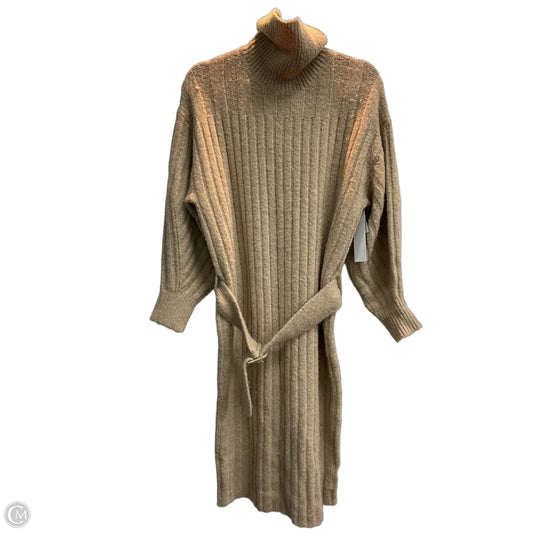 Dress Sweater By Anthropologie In Tan, Size: Sp