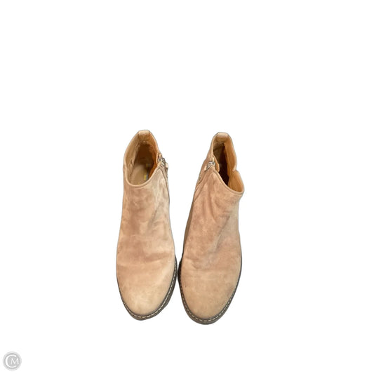 Boots Ankle Heels By Sam Edelman In Taupe, Size: 7