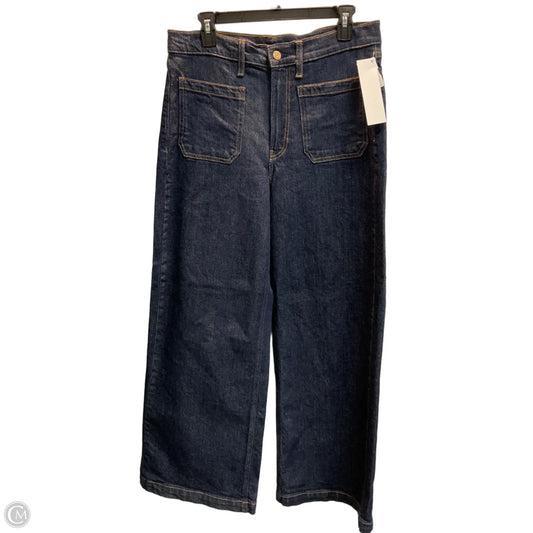 Jeans Wide Leg By Gap In Blue, Size: 10p