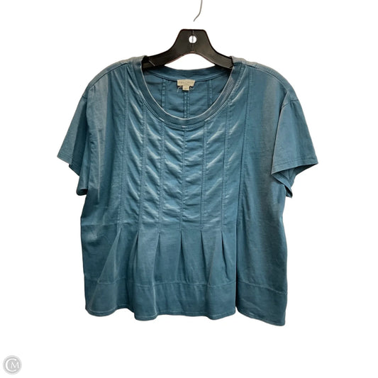 Top Short Sleeve By Pilcro In Blue, Size: S