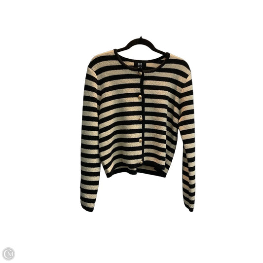Cardigan By Kut In Striped Pattern, Size: M