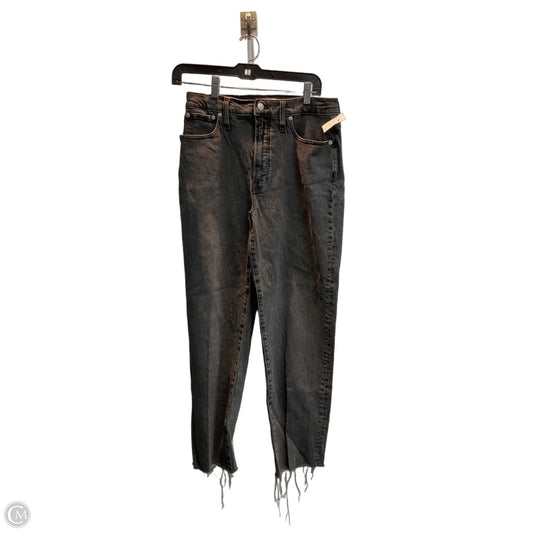 Jeans Straight By Madewell In Black, Size: 6
