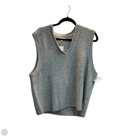 Vest Sweater By J. Crew In Grey, Size: Xxl