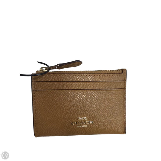 Coin Purse Designer By Coach, Size: Small