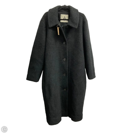 Coat Peacoat By Clothes Mentor In Black, Size: 4x