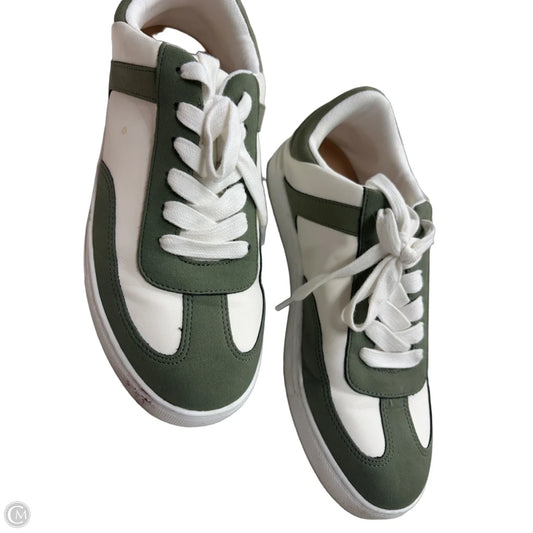 Shoes Sneakers By Maurices In Green & White, Size: 9