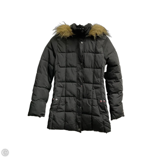 Coat Puffer & Quilted By Tommy Hilfiger In Black, Size: M