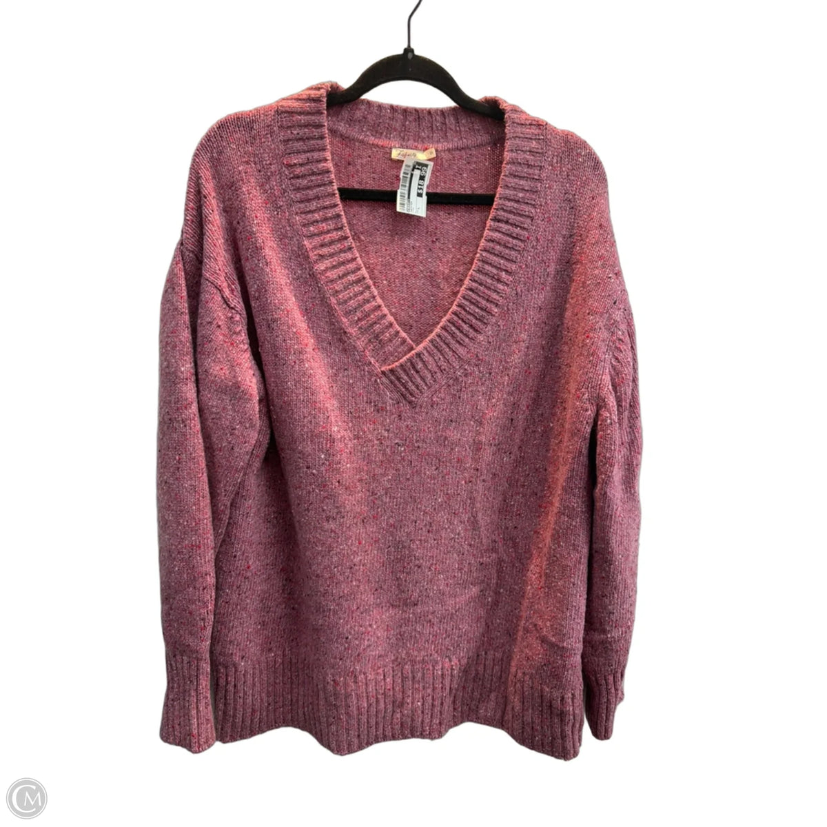 Sweater By Faherty In Pink, Size: L