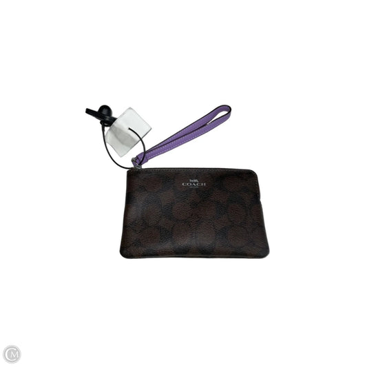 Wristlet Designer By Coach, Size: Medium