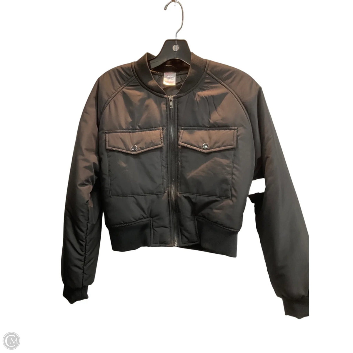 Jacket Puffer & Quilted By No Boundaries In Black, Size: M