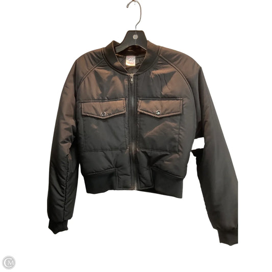 Jacket Puffer & Quilted By No Boundaries In Black, Size: M