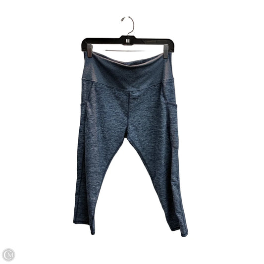Athletic Leggings Capris By Kirkland In Blue, Size: Xxl