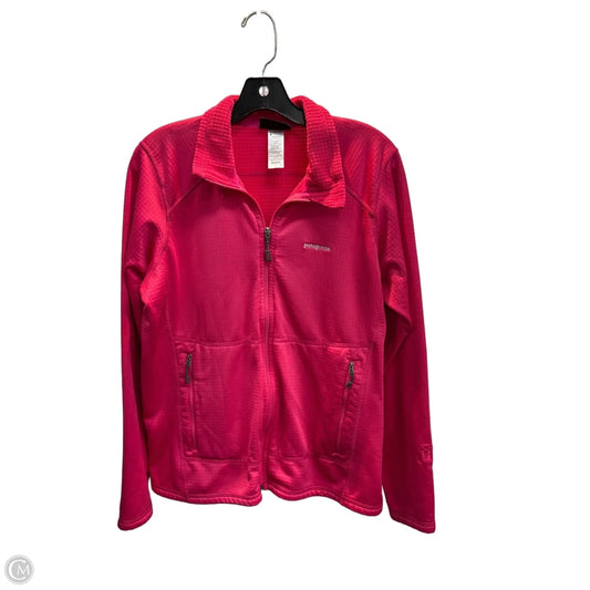 Athletic Jacket By Patagonia In Pink, Size: L