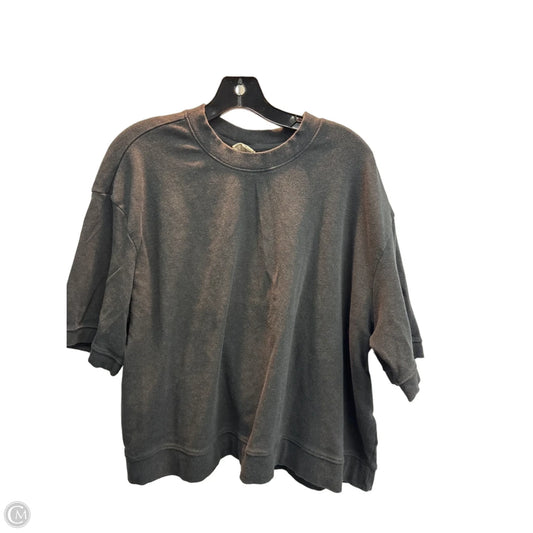 Athletic Top Short Sleeve By Pact In Grey, Size: Xxl