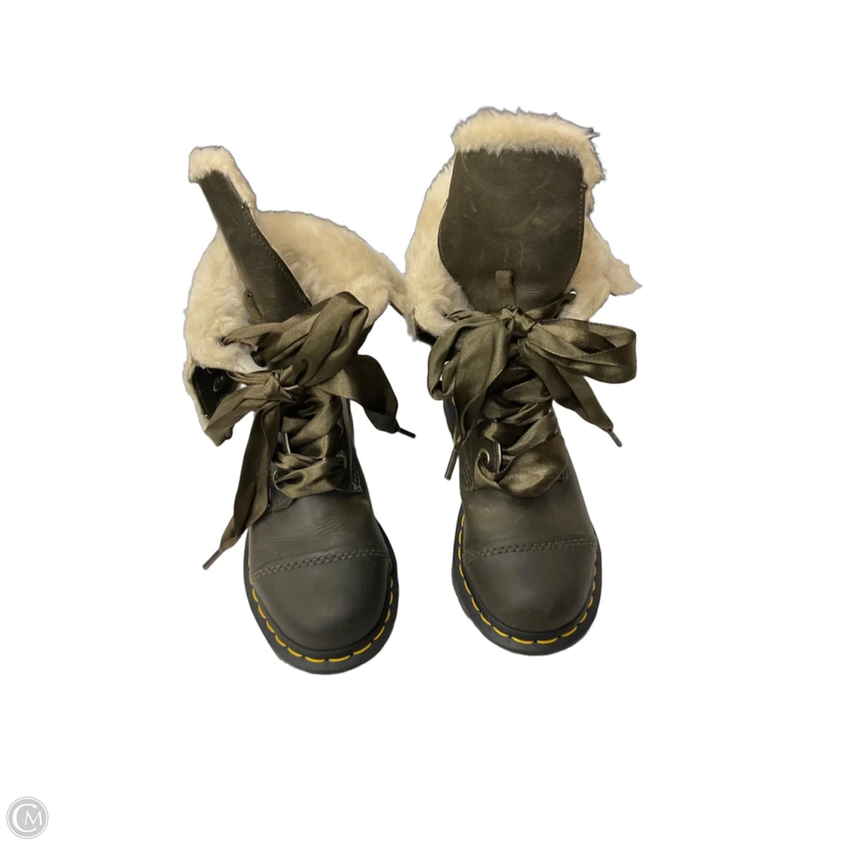 Boots Designer By Dr Martens In Green, Size: 6