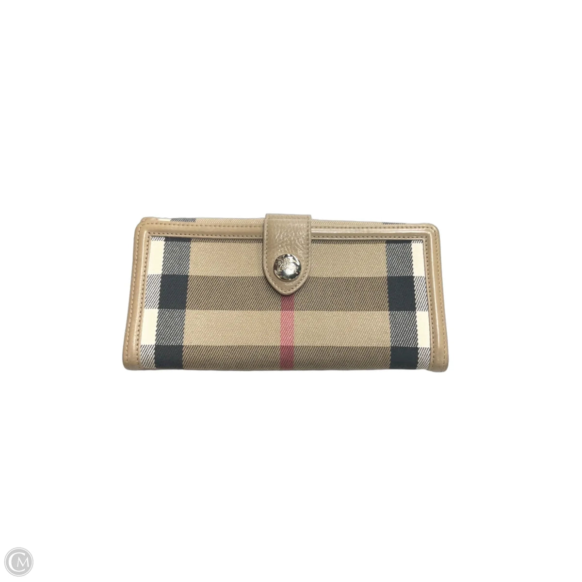 Wallet Luxury Designer By Burberry, Size: Medium