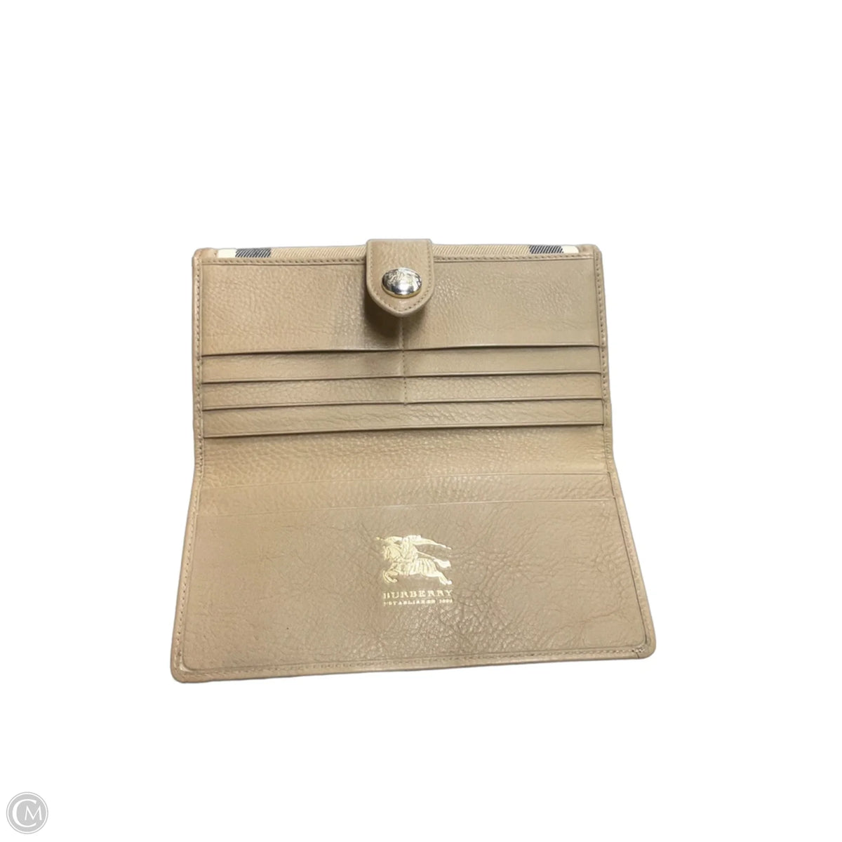 Wallet Luxury Designer By Burberry, Size: Medium