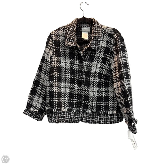 Jacket Other By Alfred Dunner In Checkered Pattern, Size: Lp