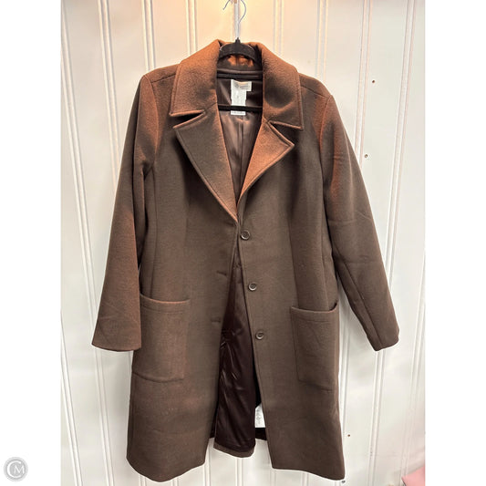 Coat Peacoat By Candace Cameron Bure In Brown, Size: L