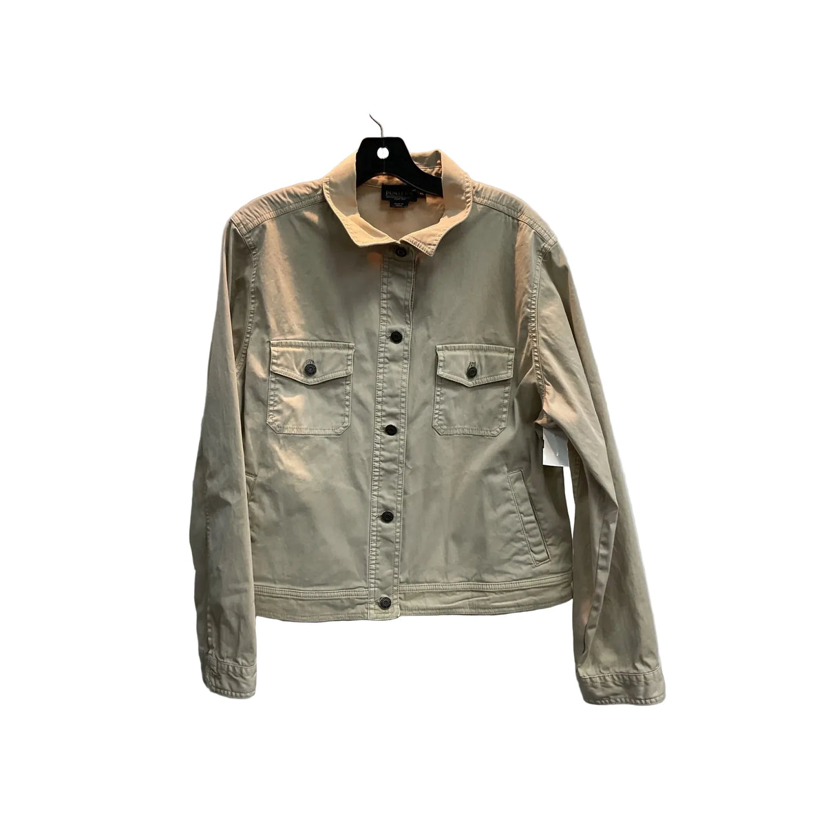 Jacket Denim By Pendleton In Beige, Size: Xl