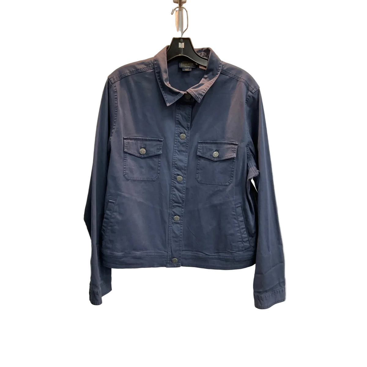 Jacket Denim By Pendleton In Blue, Size: Xl