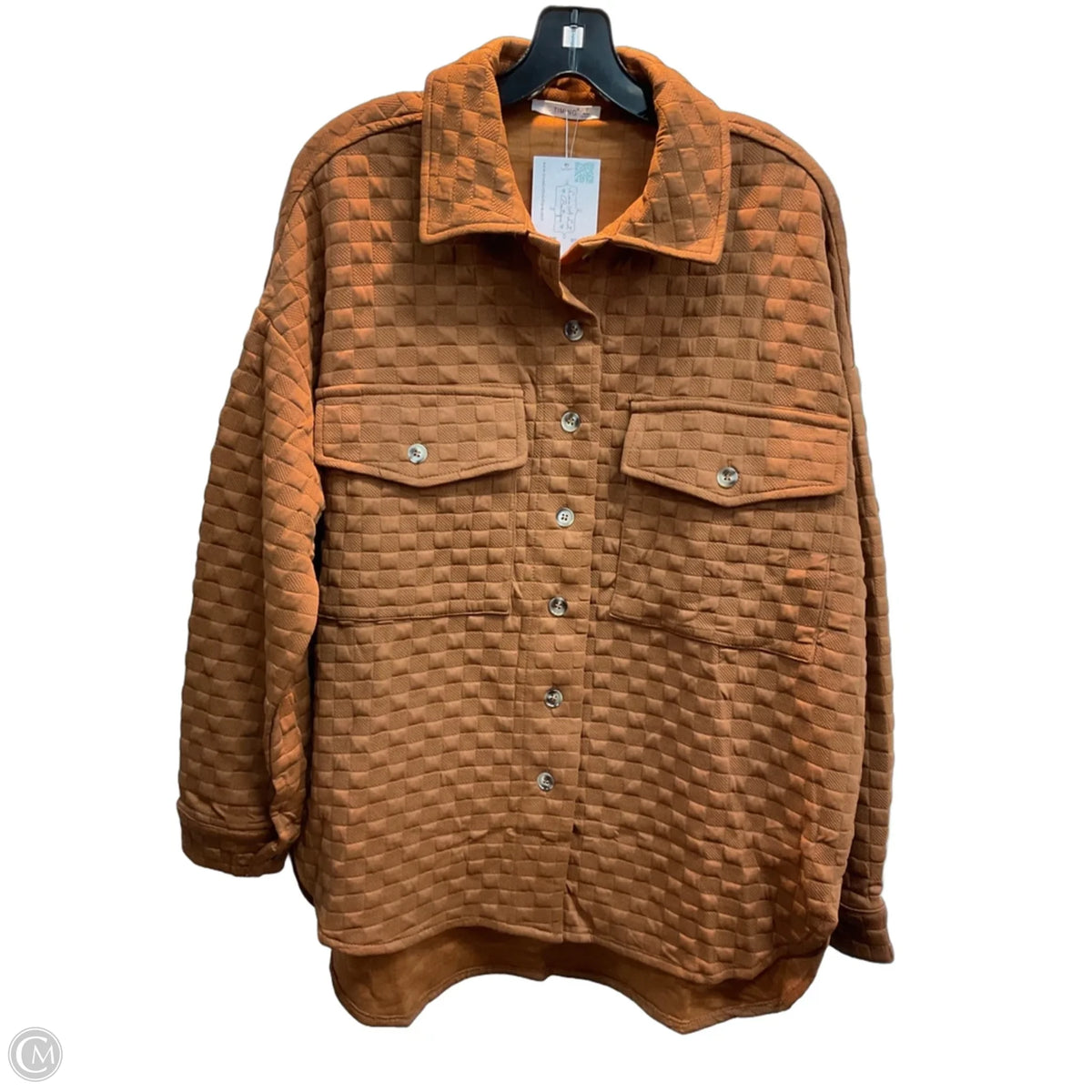 Jacket Other By Timing In Brown, Size: S