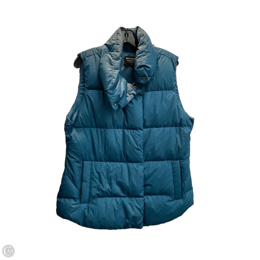 Vest Puffer & Quilted By Athleta In Teal, Size: Xl