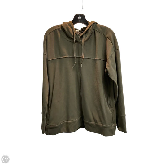 Athletic Sweatshirt Hoodie By Rbx In Green, Size: M