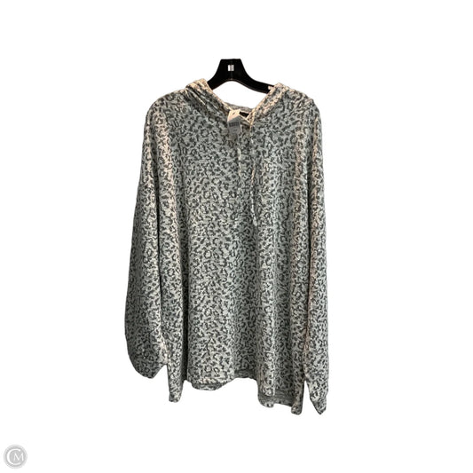 Sweatshirt Hoodie By Lane Bryant In Animal Print, Size: 3x