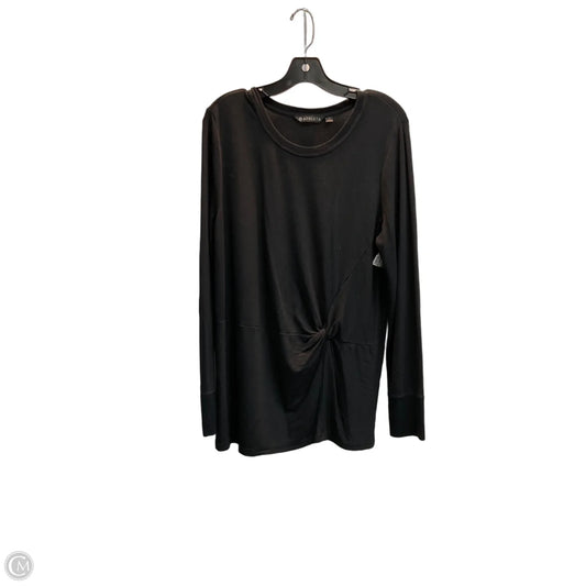 Athletic Top Long Sleeve Crewneck By Athleta In Black, Size: L