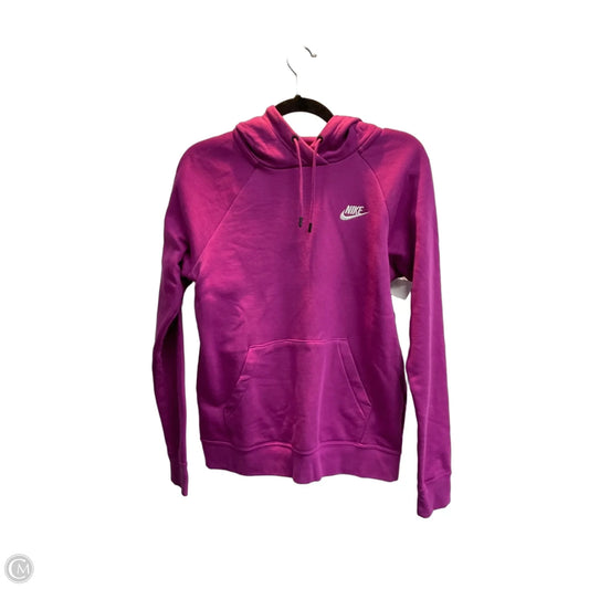 Athletic Sweatshirt Hoodie By Nike Apparel In Purple, Size: Sp
